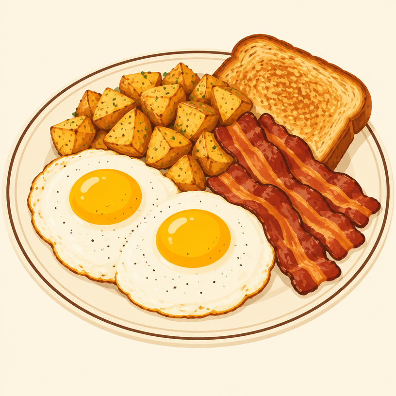 Breakfast illustration